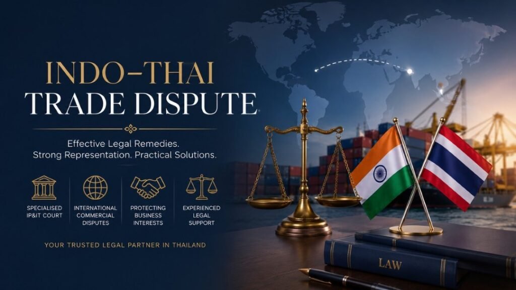 Doing business with Thai companies can create valuable opportunities, but cross-border transactions also carry legal risks. This article explains how Thailand's Intellectual Property and International Trade (IP&IT) Court handles international commercial disputes, and how Indian importers and exporters can enforce their contractual rights and recover losses arising from trade disputes with Thai businesses.